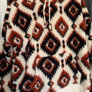 Aztec Sherpa Hoodie
